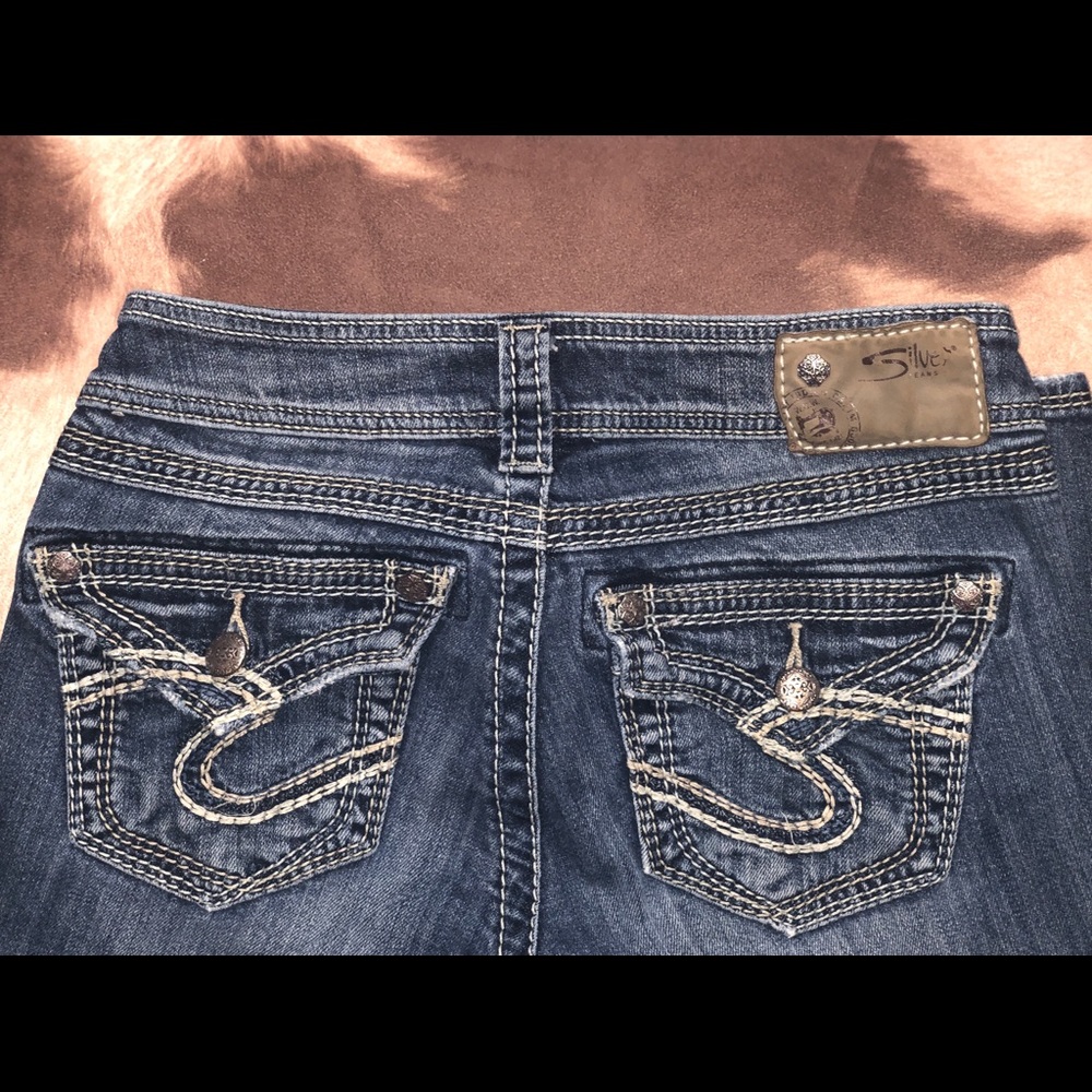 Silver Bootcut Jeans